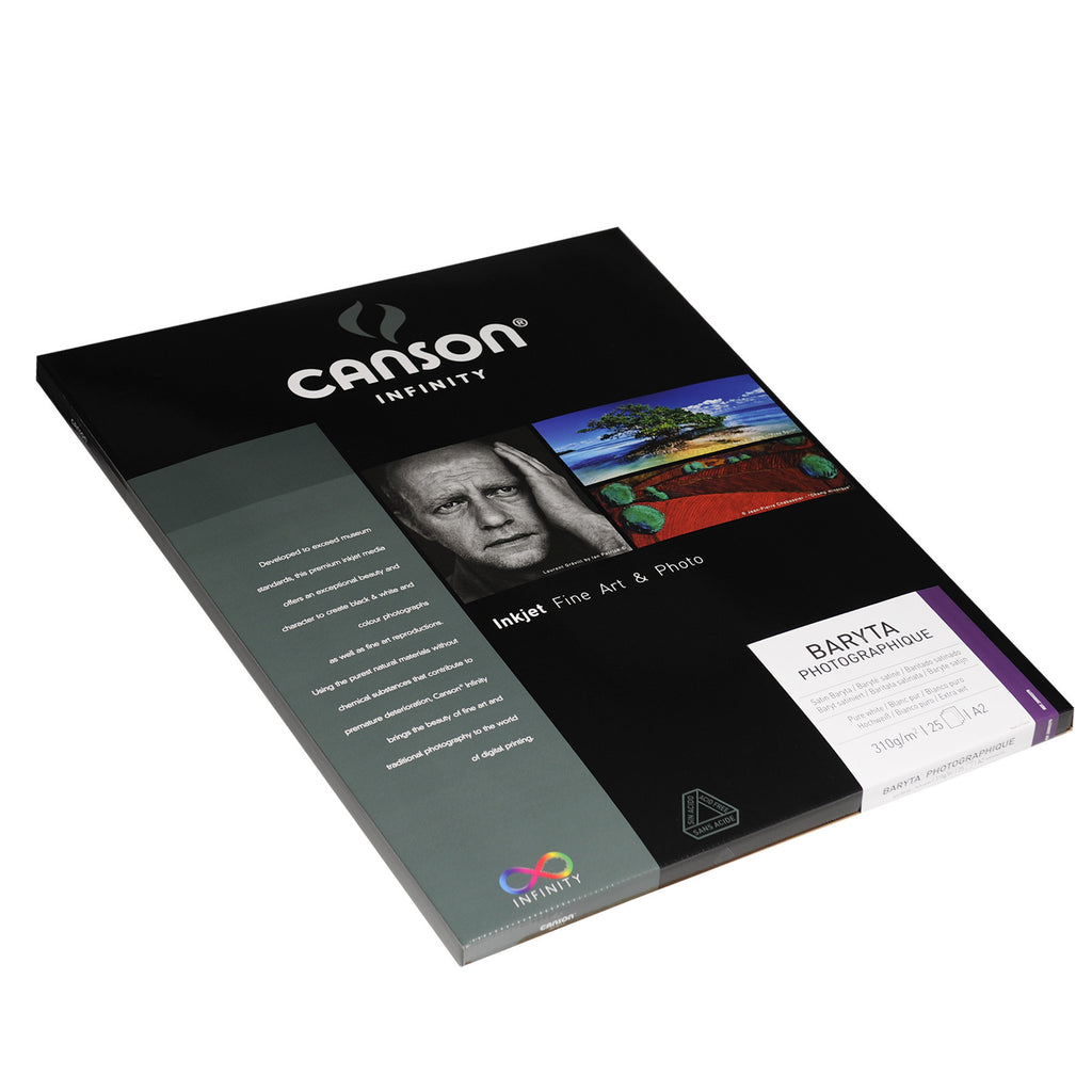 Canson Infinity Baryta Photographique - 310gsm - A2 - 25 sheets - Wall Your Photos