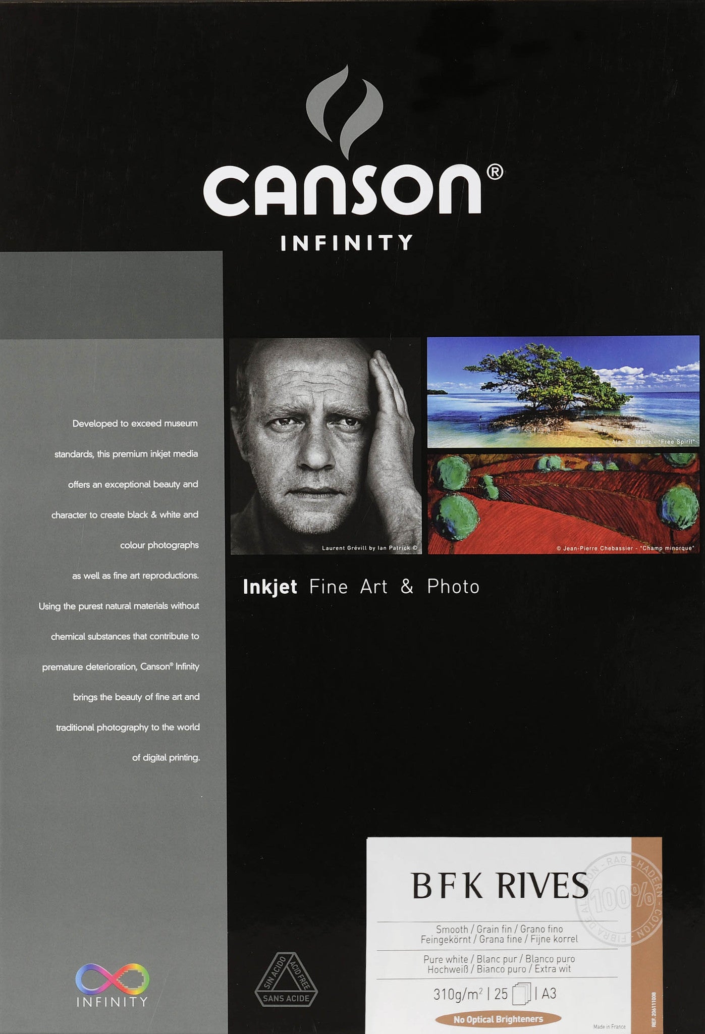 Canson Infinity PrintMaKing Rag (BFK Rives) - 310gsm - A3 (25 sheets) - Wall Your Photos