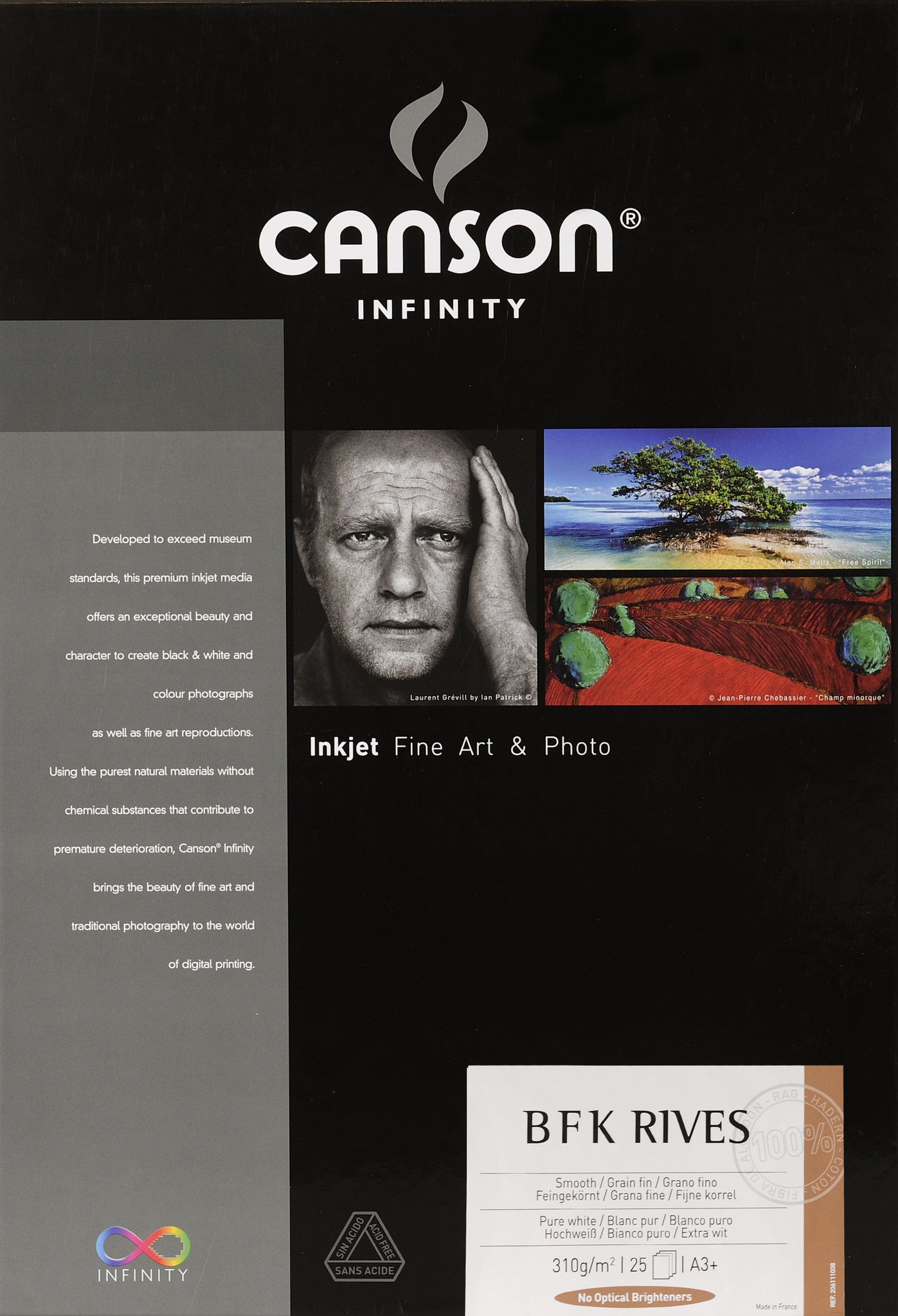 Canson Infinity PrintMaKing Rag (BFK Rives) - 310gsm - A3+ (25 sheets) - Wall Your Photos