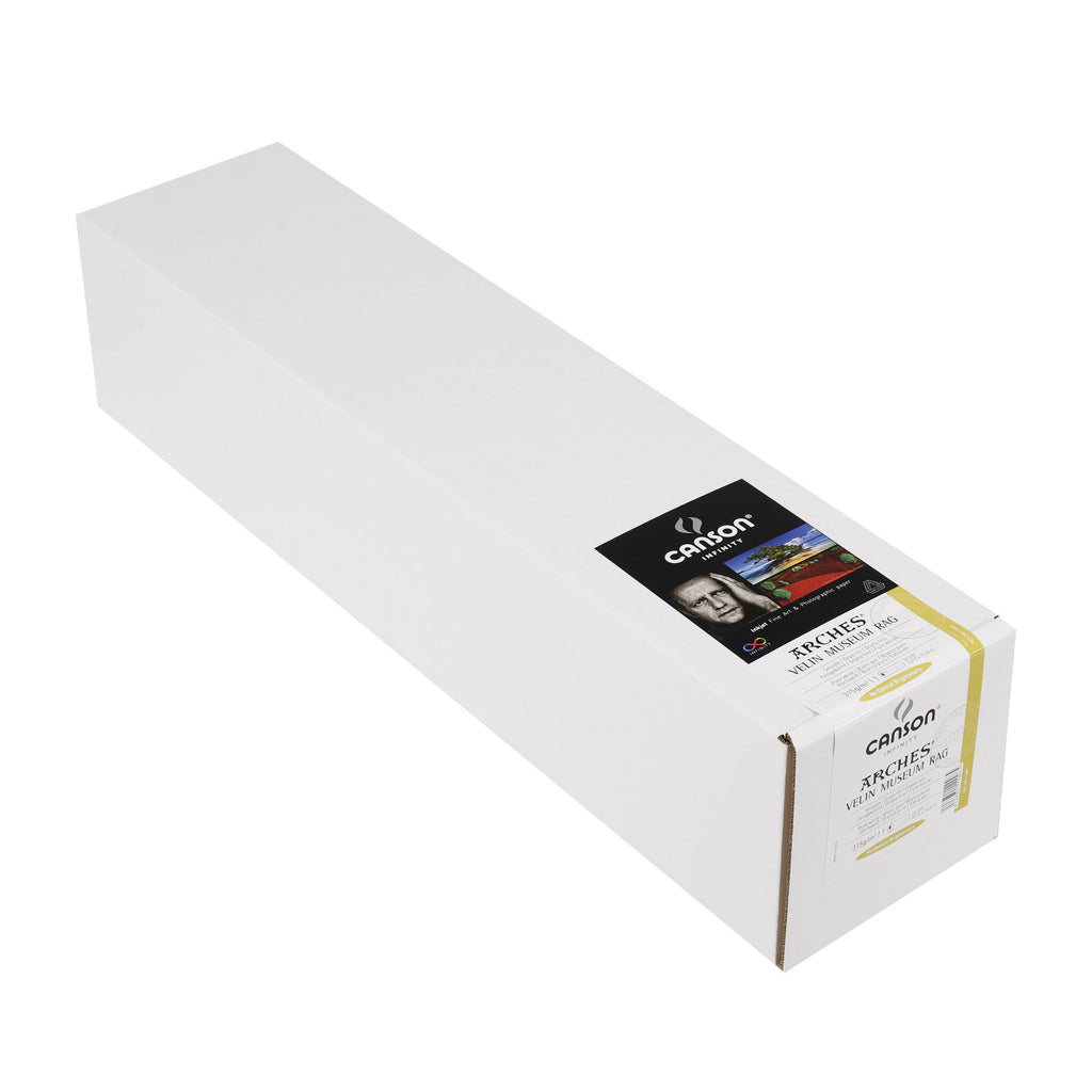 Canson Infinity Velin Museum Rag - 315gsm - 24"x50' roll - Wall Your Photos