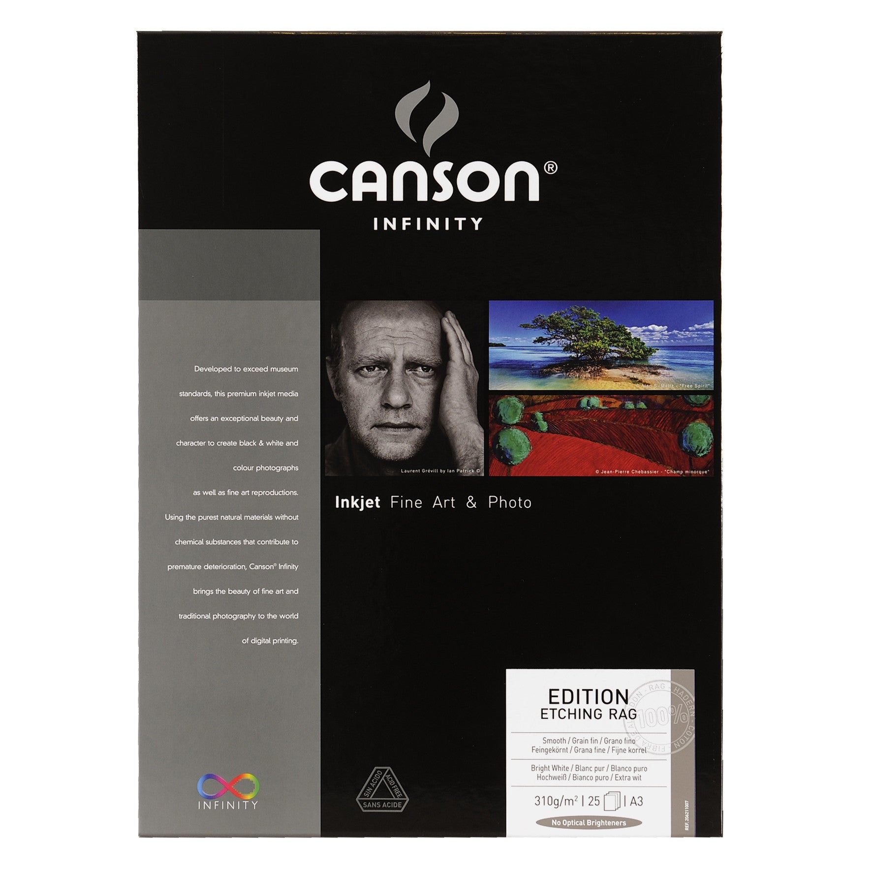 Canson Infinity Edition Etching Rag - 310gsm - A3 - 25 sheets - Wall Your Photos