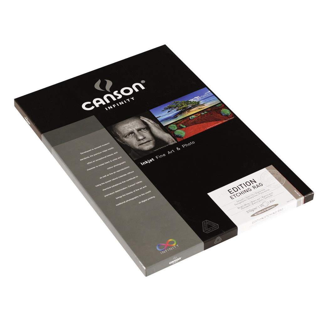 Canson Infinity Edition Etching Rag - 310gsm - A3+ - 25 sheets - Wall Your Photos