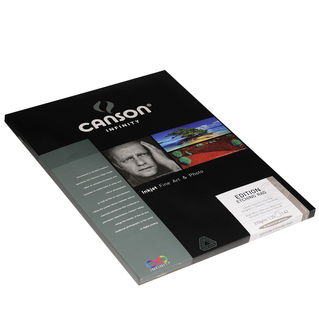 Canson Infinity Edition Etching Rag - 310gsm - A2 - 25 sheets - Wall Your Photos