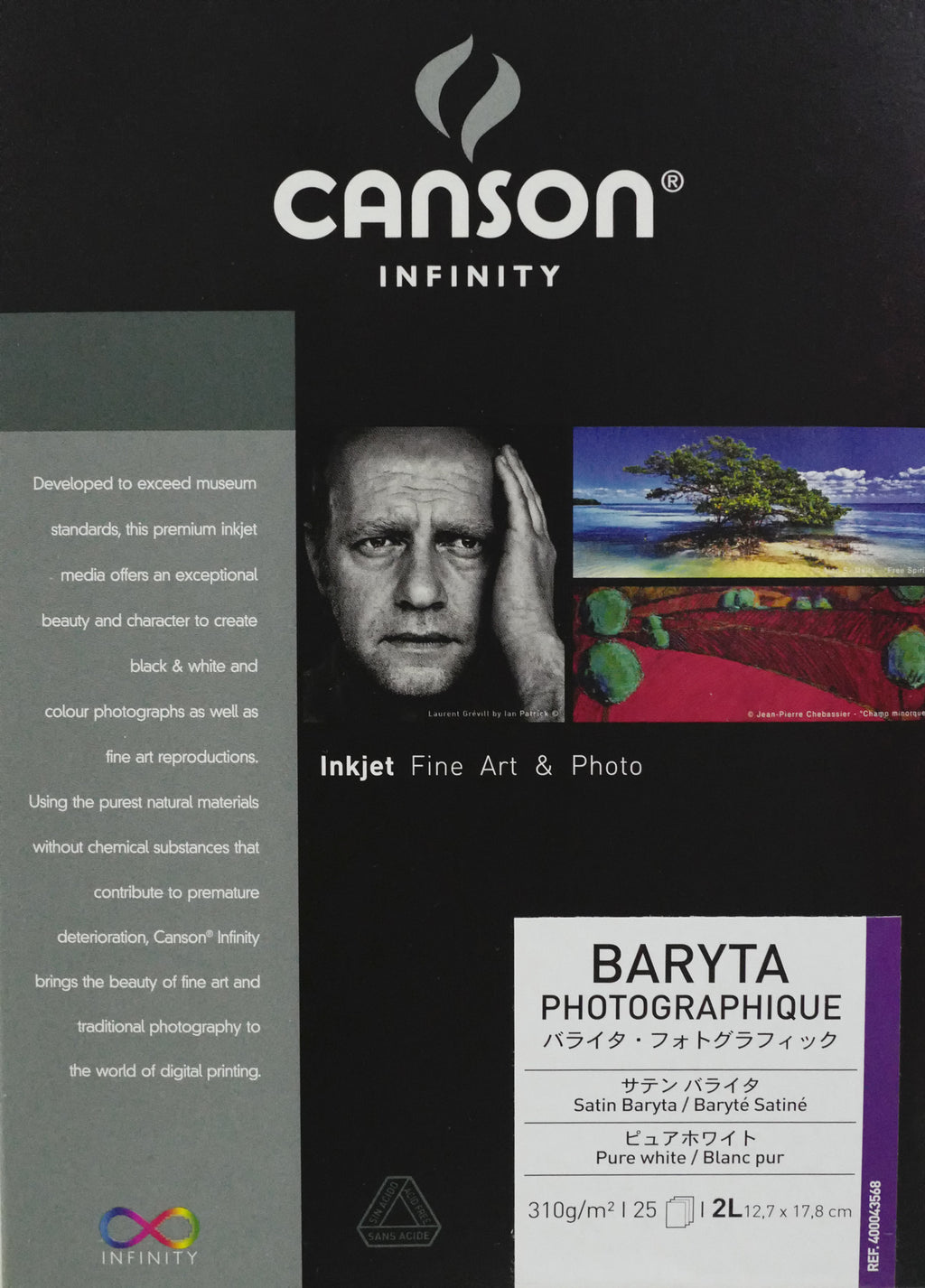 Canson Infinity Baryta Photographique - 310gsm - 5R - 25 sheets - Wall Your Photos