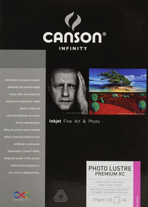 Canson Infinity Photo Luster Premium RC - 310gsm - A4 (25 sheets) - Wall Your Photos
