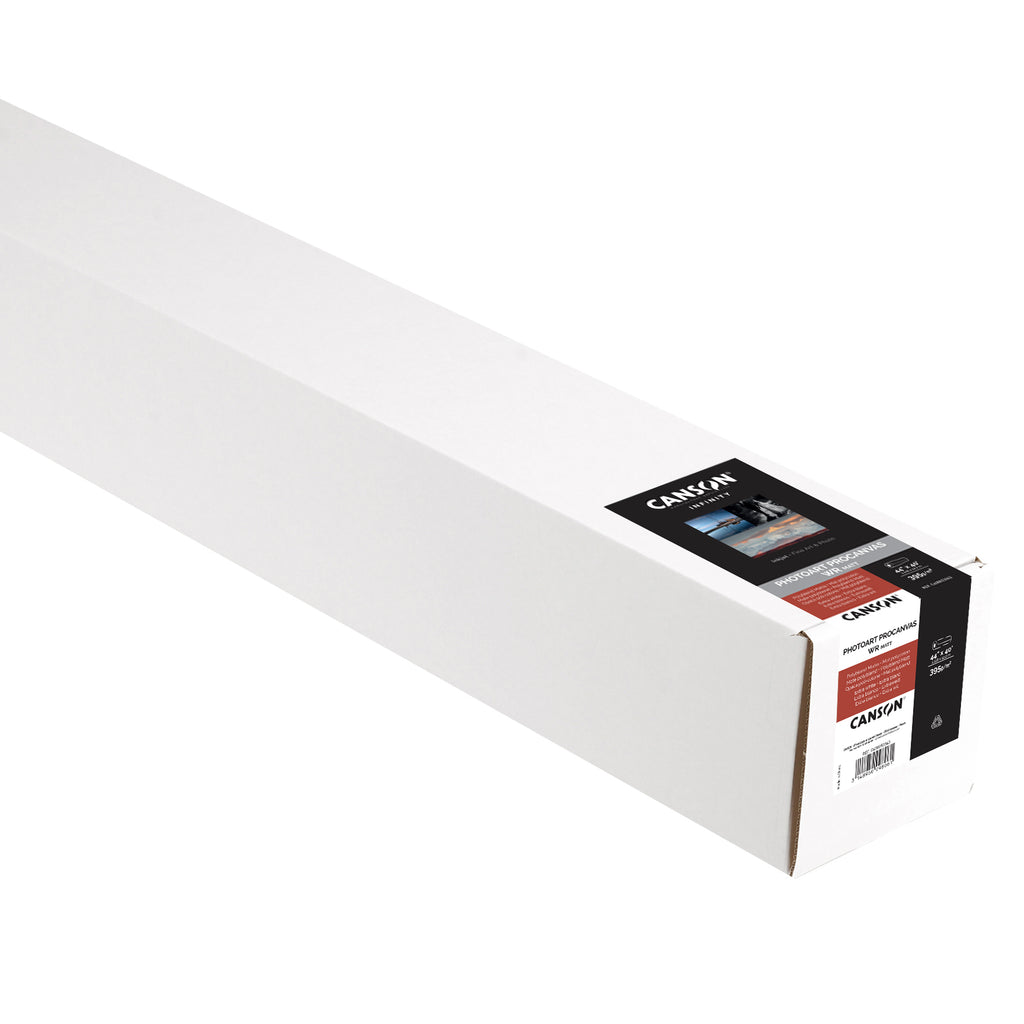 Canson Infinity PhotoArt Pro Canvas WR Matte - 395gsm - 44"x40' roll - Wall Your Photos