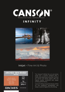 Canson Infinity PrintMaKing Rag (BFK Rives) - 310gsm - A4 (25 sheets) - Wall Your Photos